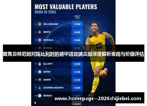 聚焦贝林厄姆对阵比利时的德甲进攻端贡献深度解析表现与价值评估